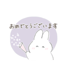えんぴつうさぎ（挨拶、敬語）（個別スタンプ：27）