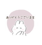 えんぴつうさぎ（挨拶、敬語）（個別スタンプ：28）