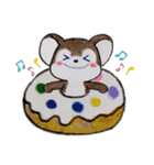 【春】☆チビねずくんのシンプルLife☆（個別スタンプ：7）