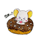 【春】☆チビねずくんのシンプルLife☆（個別スタンプ：10）