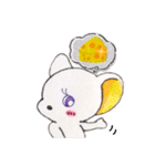 【春】☆チビねずくんのシンプルLife☆（個別スタンプ：14）