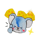【春】☆チビねずくんのシンプルLife☆（個別スタンプ：17）