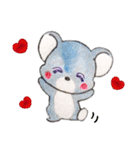 【春】☆チビねずくんのシンプルLife☆（個別スタンプ：18）