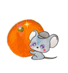 【春】☆チビねずくんのシンプルLife☆（個別スタンプ：19）