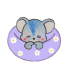 【春】☆チビねずくんのシンプルLife☆（個別スタンプ：21）