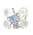 【春】☆チビねずくんのシンプルLife☆（個別スタンプ：23）