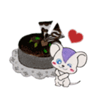 【春】☆チビねずくんのシンプルLife☆（個別スタンプ：36）