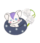 【春】☆チビねずくんのシンプルLife☆（個別スタンプ：38）