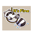 ブラブラのアライグマのスタンプ@SFW（個別スタンプ：2）