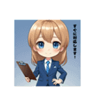 会社員が使う挨拶（個別スタンプ：1）