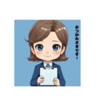 会社員が使う挨拶（個別スタンプ：3）