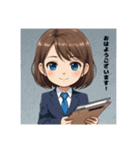 会社員が使う挨拶（個別スタンプ：5）