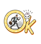 私のOKスタンプ40個（個別スタンプ：18）