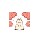ふわふわやさしいプリンのともだち！（個別スタンプ：12）