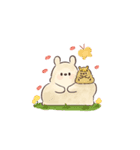 ふわふわやさしいプリンのともだち！（個別スタンプ：21）