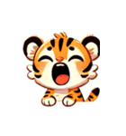 シベリアタイガーの赤ちゃん（個別スタンプ：9）