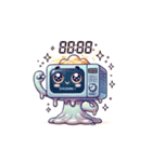電子レンジ宇宙人 ディンドン（個別スタンプ：7）