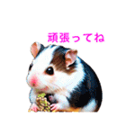 まったりハムスターのあいさつ（個別スタンプ：9）