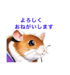 まったりハムスターのあいさつ（個別スタンプ：15）