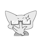 だめそうなねこ(表情)2（個別スタンプ：16）
