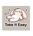 ブラブラのうさぎのスタンプ@SFW（個別スタンプ：1）