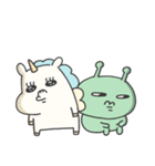 エイリアン氏とぴがさす【春】（個別スタンプ：13）
