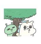 エイリアン氏とぴがさす【春】（個別スタンプ：17）