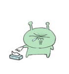 エイリアン氏とぴがさす【春】（個別スタンプ：23）