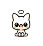 日常で使えるふわふわキャラ（個別スタンプ：3）