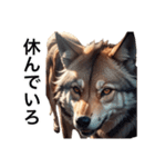オオカミ先輩のお言葉（個別スタンプ：18）