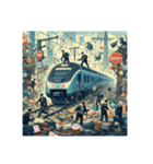 鉄道警備会社®︎PROTECTION6（個別スタンプ：18）