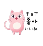 にゃんでも韓国語（個別スタンプ：3）