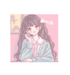 ファンシー ゆめかわいい イラスト 女の子（個別スタンプ：3）