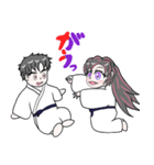 でふぉるめ龍勝院ちゃんとしろうさま（個別スタンプ：3）