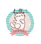 あいさつ得意なルンルンねこ 1（個別スタンプ：8）