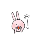 ピンクなうさぎ（日常）（個別スタンプ：6）