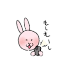ピンクなうさぎ（日常）（個別スタンプ：13）