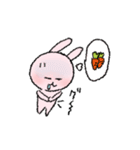 ピンクなうさぎ（日常）（個別スタンプ：22）