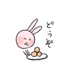 ピンクなうさぎ（日常）（個別スタンプ：25）