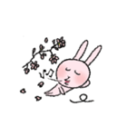 ピンクなうさぎ（日常）（個別スタンプ：30）