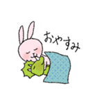ピンクなうさぎ（日常）（個別スタンプ：36）