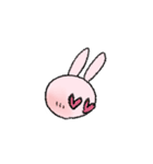 ピンクなうさぎ（日常）（個別スタンプ：40）