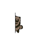 ようすのおかしいタヌキ（個別スタンプ：1）