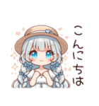 ゆるふわワンピース女子の日常 02（個別スタンプ：5）
