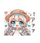 ゆるふわワンピース女子の日常 02（個別スタンプ：7）