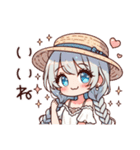 ゆるふわワンピース女子の日常 02（個別スタンプ：8）