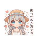 ゆるふわワンピース女子の日常 02（個別スタンプ：12）
