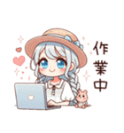ゆるふわワンピース女子の日常 02（個別スタンプ：23）