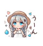 ゆるふわワンピース女子の日常 02（個別スタンプ：26）
