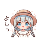 ゆるふわワンピース女子の日常 02（個別スタンプ：30）